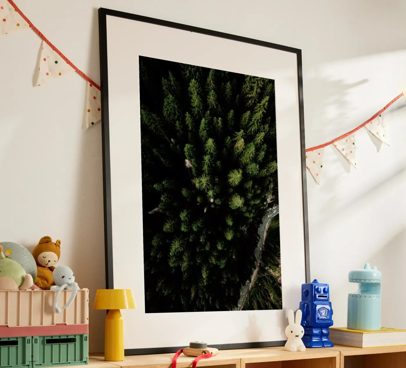 Trees And A Path Poster von Sebastian Hilgetag
