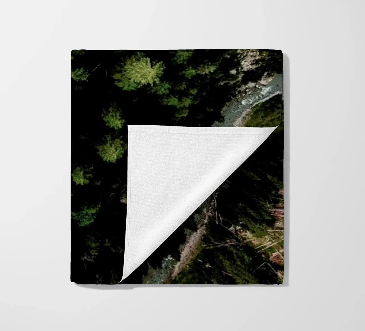 Trees And A Path Strandtuch von Sebastian Hilgetag