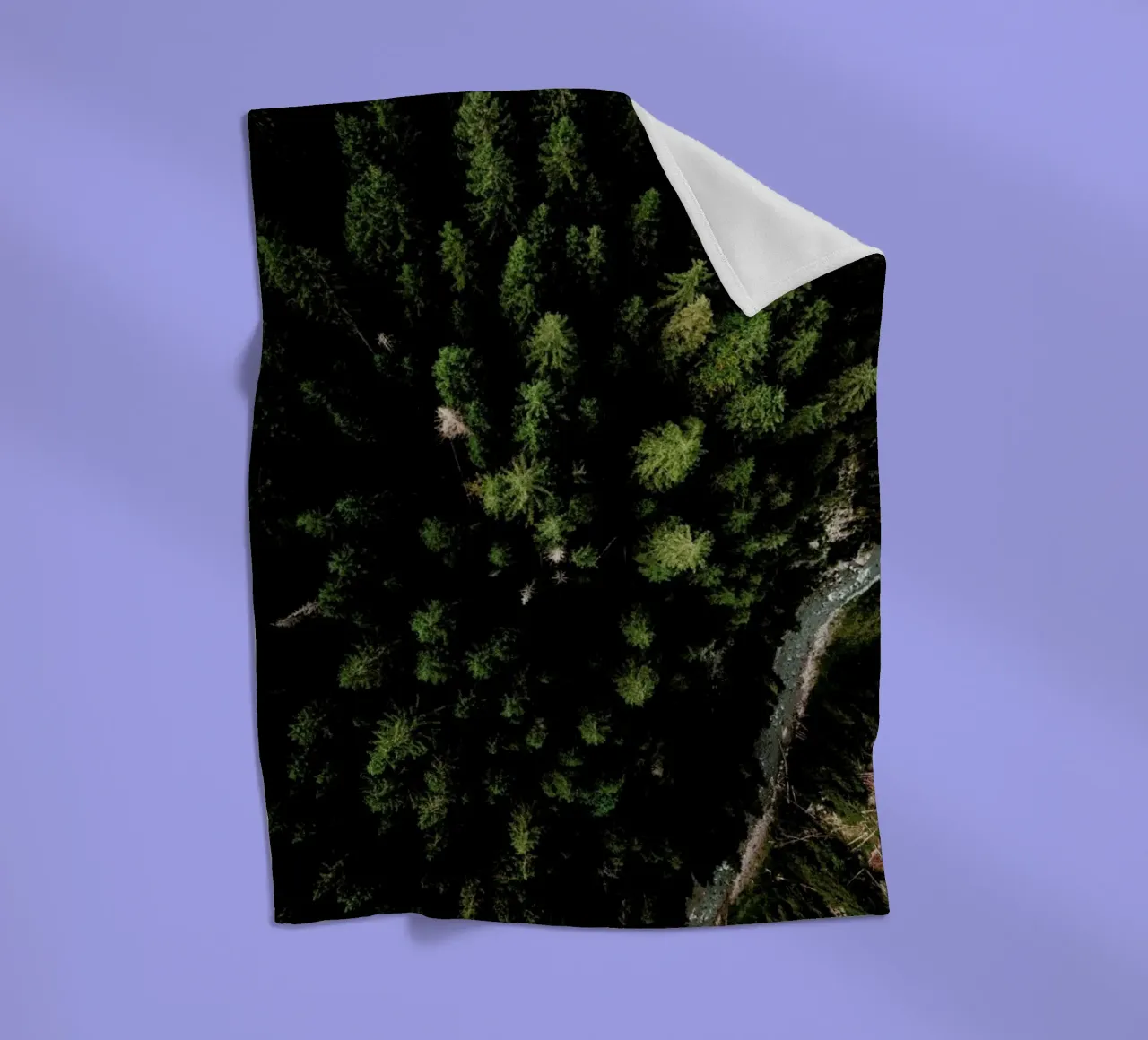 Trees And A Path coperta in pile da Sebastian Hilgetag