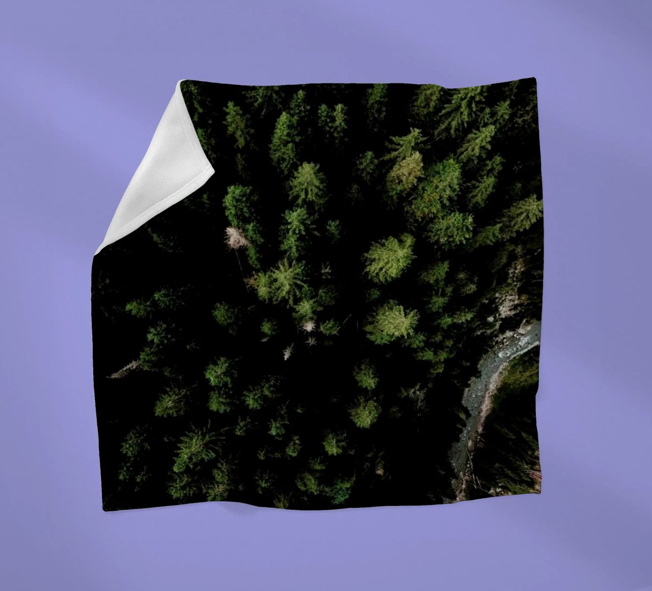 Trees And A Path coperta in pile da Sebastian Hilgetag
