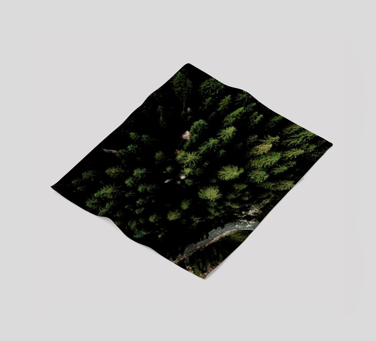 Trees And A Path coperta in pile da Sebastian Hilgetag