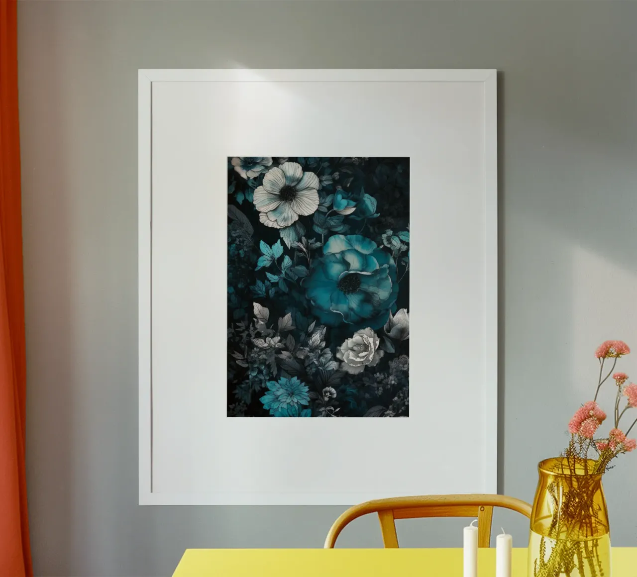 Fiori notturni carta hahnemühle da Lionmixart