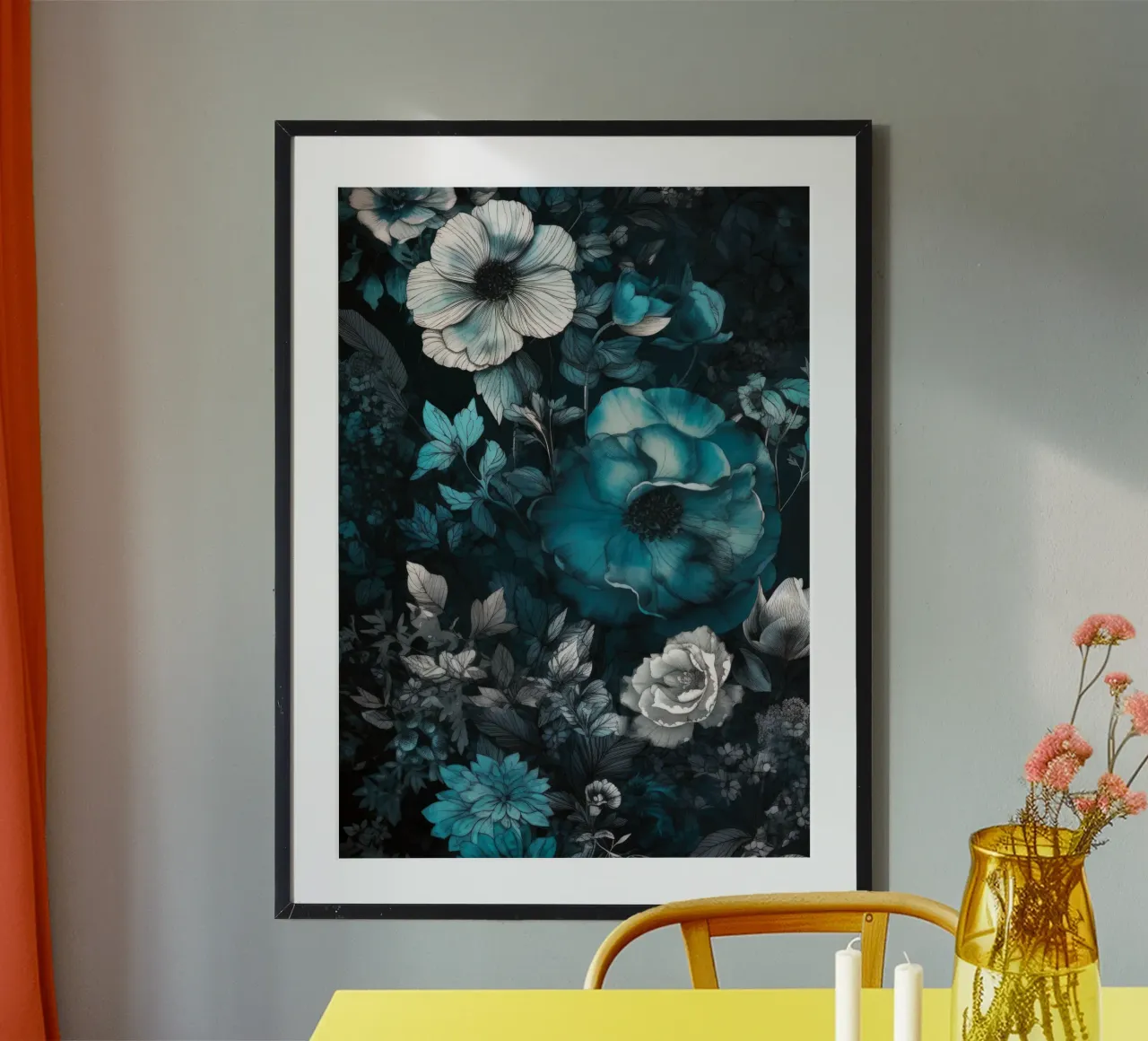 Fiori notturni carta hahnemühle da Lionmixart