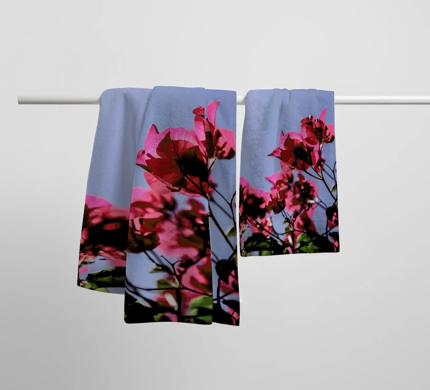 Blom badhanddoek van Shot By Clint