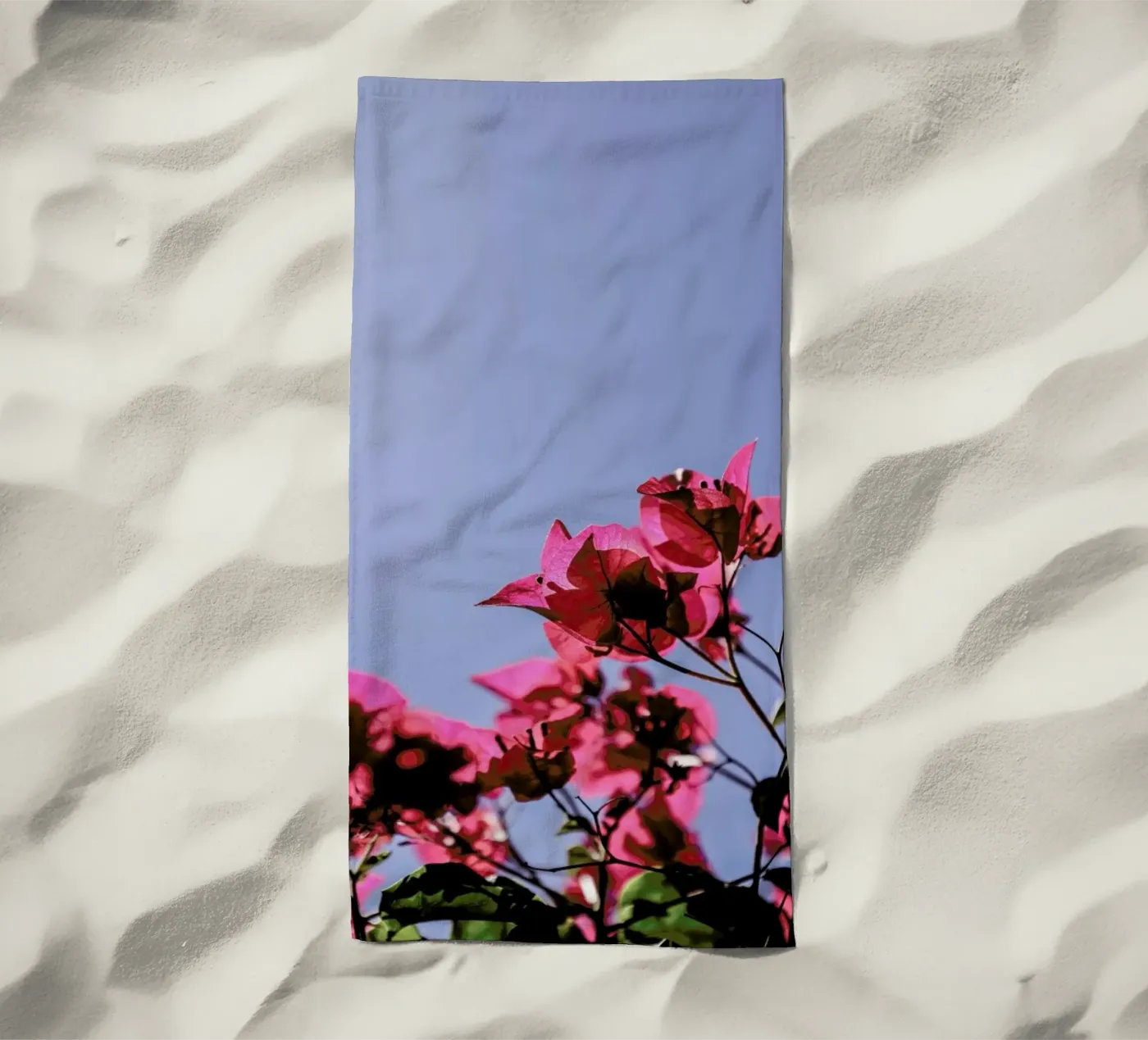 Blom strandhanddoek van Shot By Clint