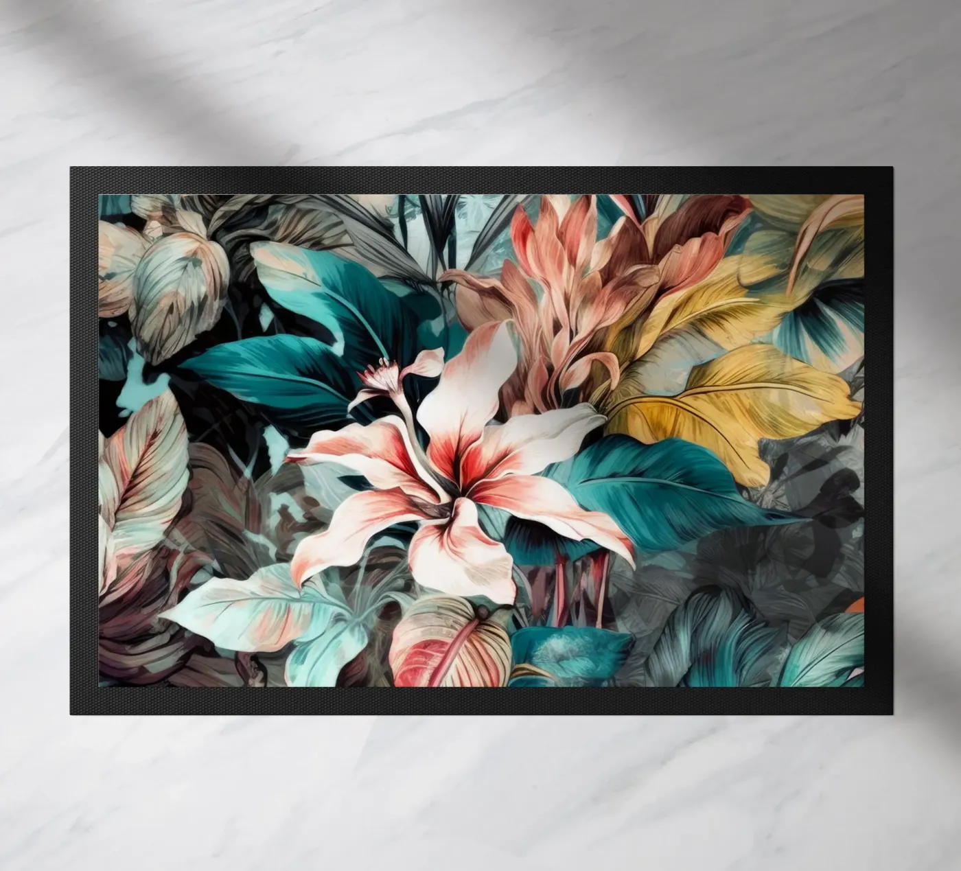 Jungle deurmat van Lionmixart