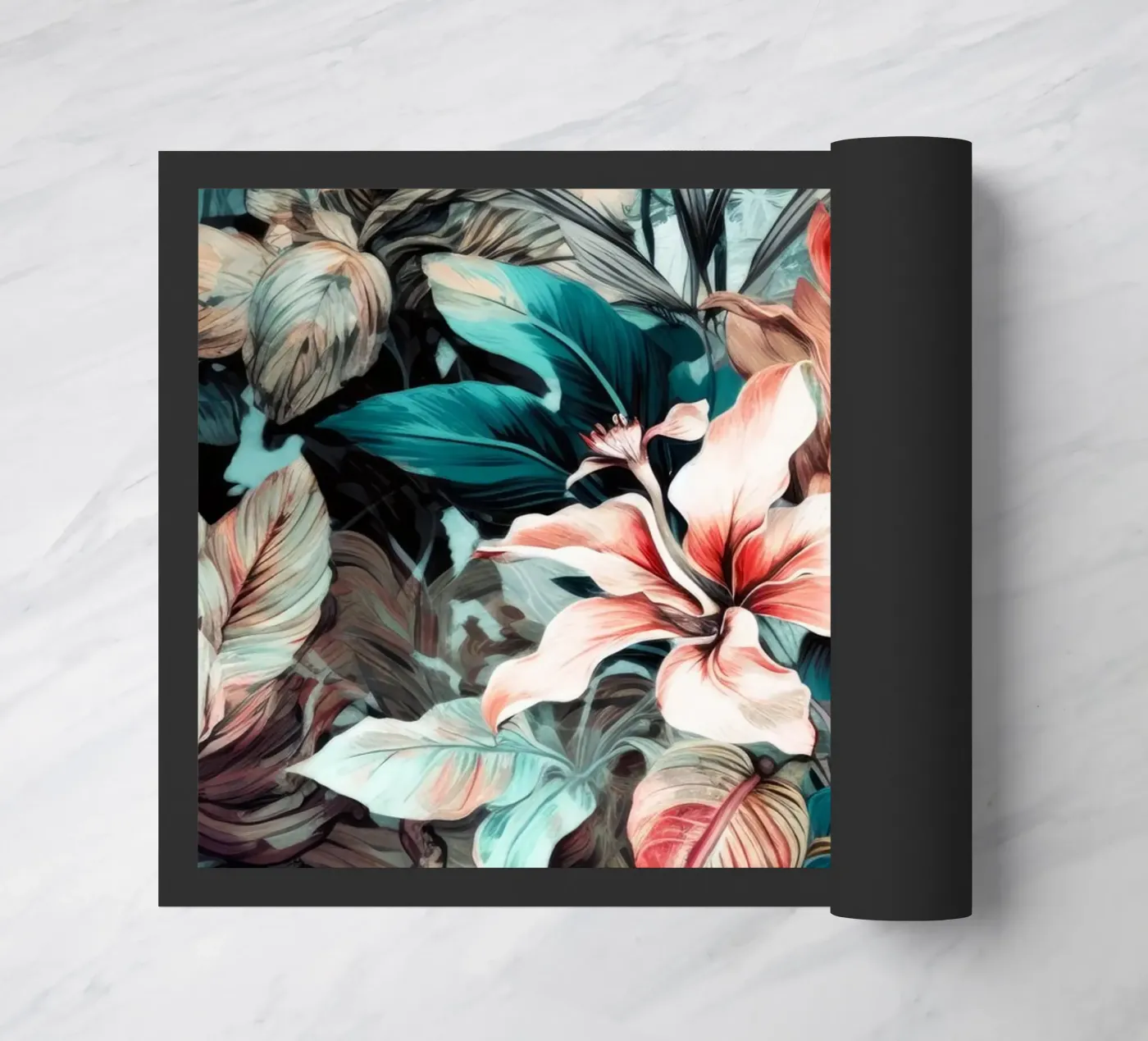 Jungle deurmat van Lionmixart