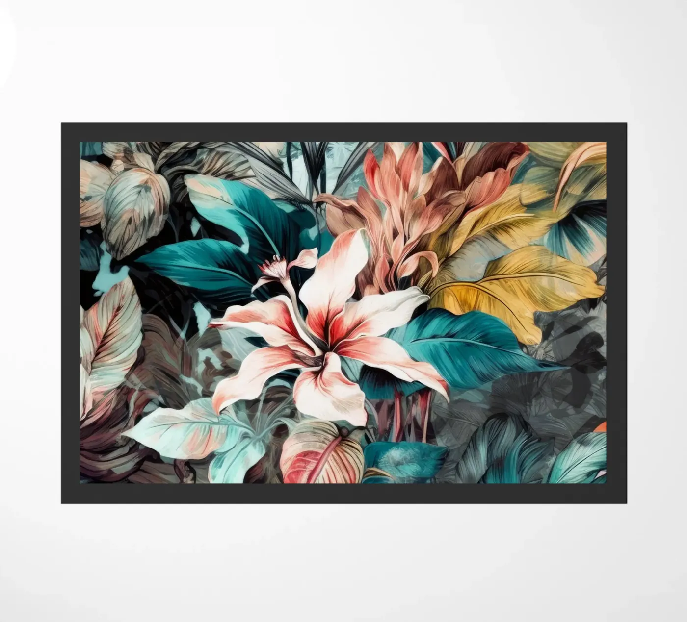 Jungle deurmat van Lionmixart