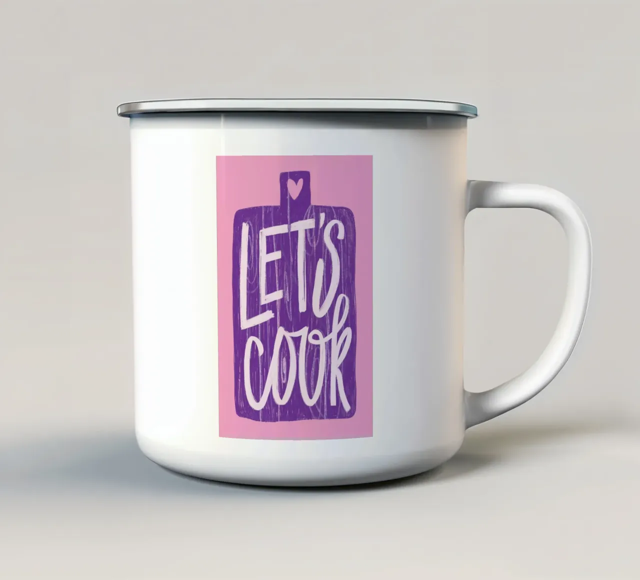 Let's Cook II tazza in smalto da Studio One