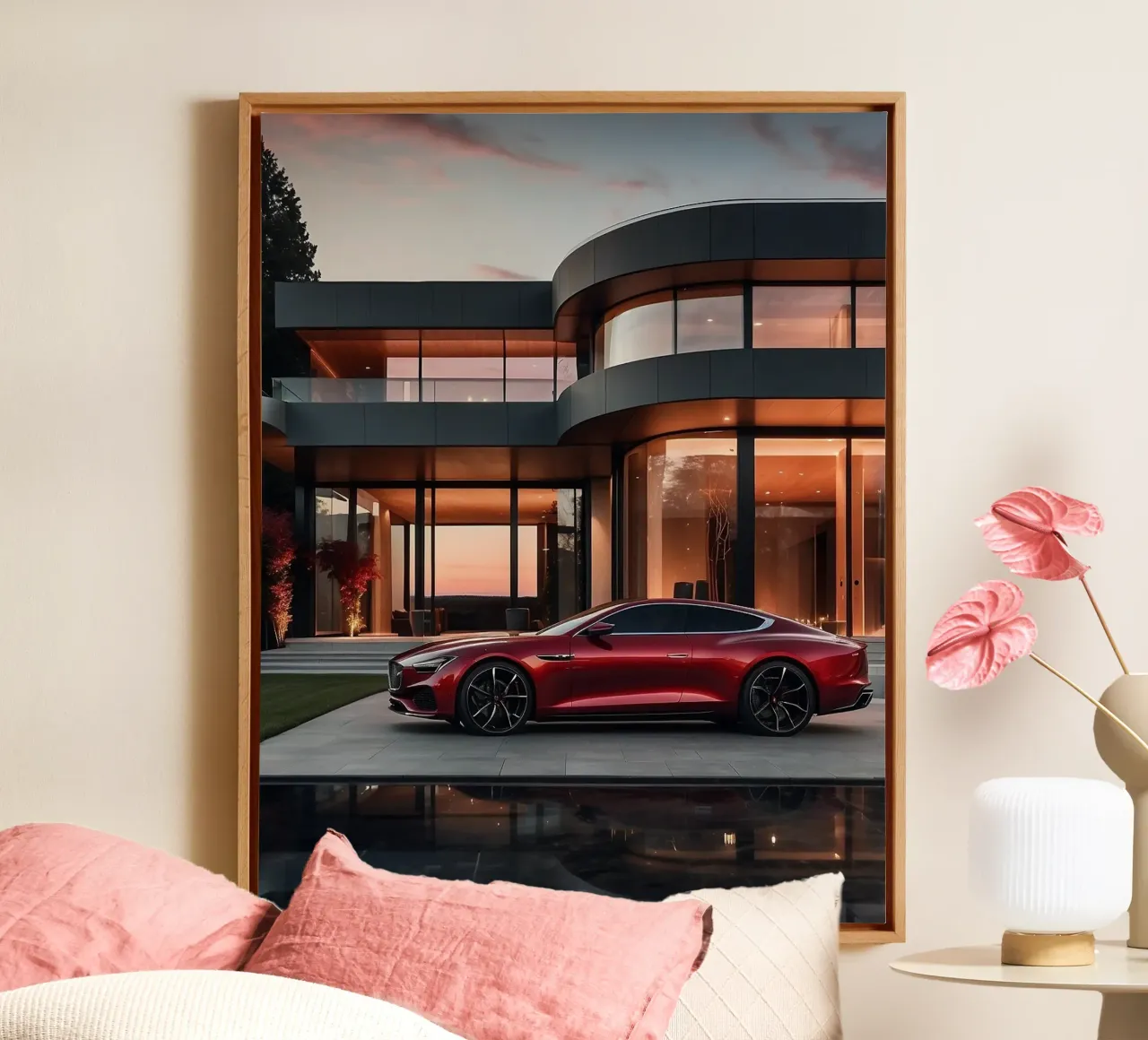 Autorità di velluto tela con Cornice a cassetta da PhotoVibe Decor