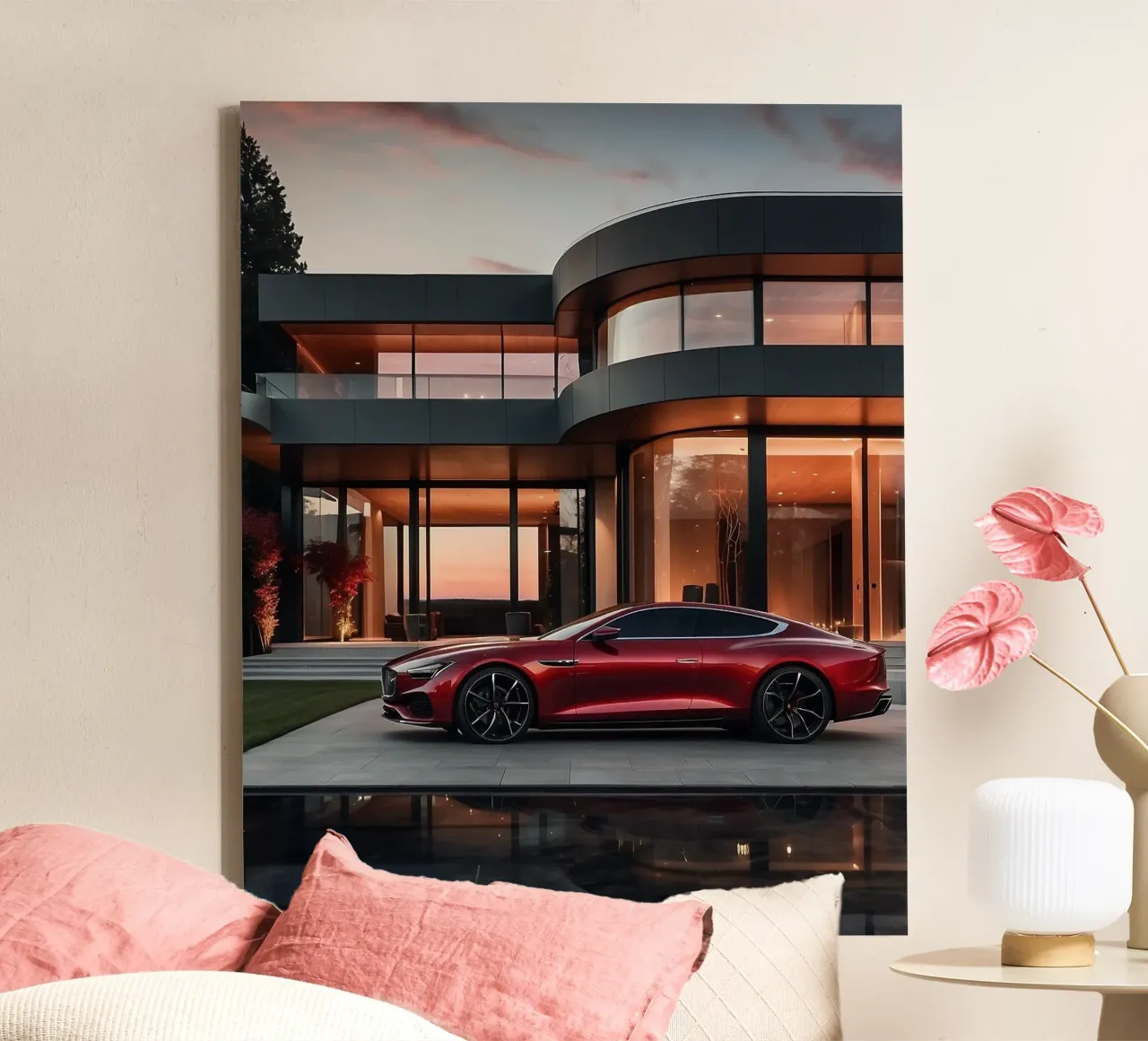 Autorità di velluto tela con Cornice a cassetta da PhotoVibe Decor