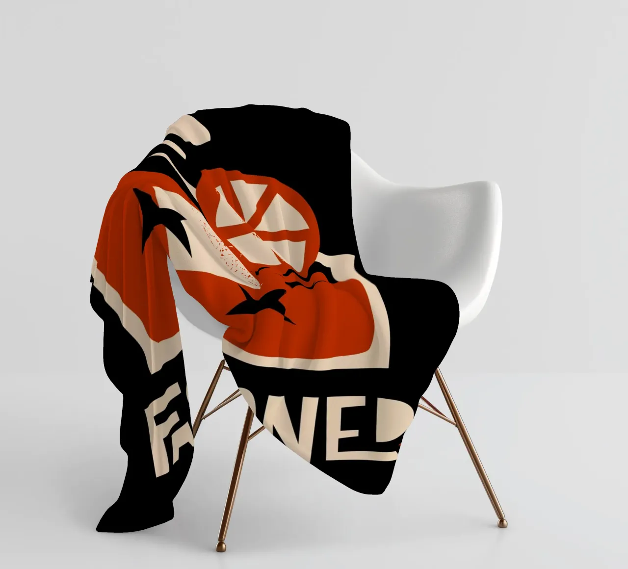 Old Fashioned Cocktail fleece blanket by Fox & Velvet