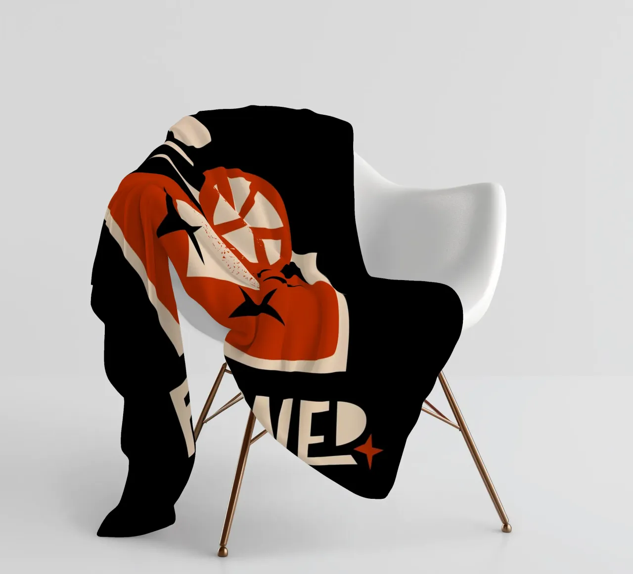 Old Fashioned Cocktail fleece blanket by Fox & Velvet