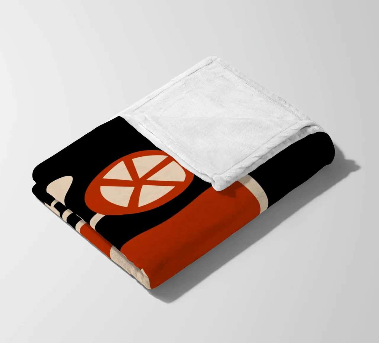 Old Fashioned Cocktail fleece blanket by Fox & Velvet
