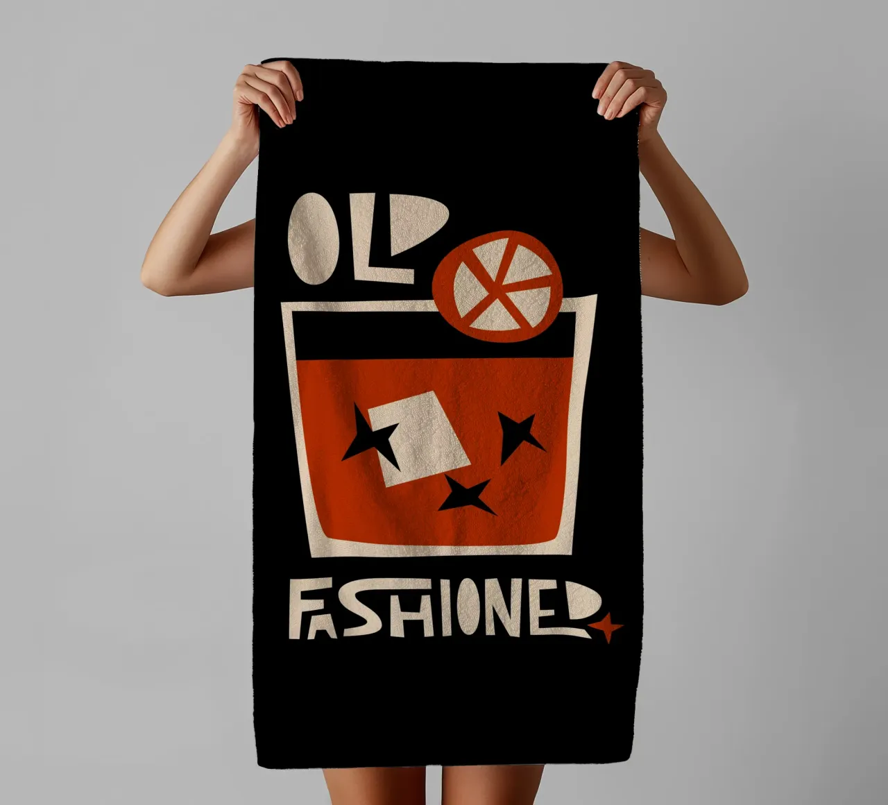 Old Fashioned Cocktail towel by Fox & Velvet