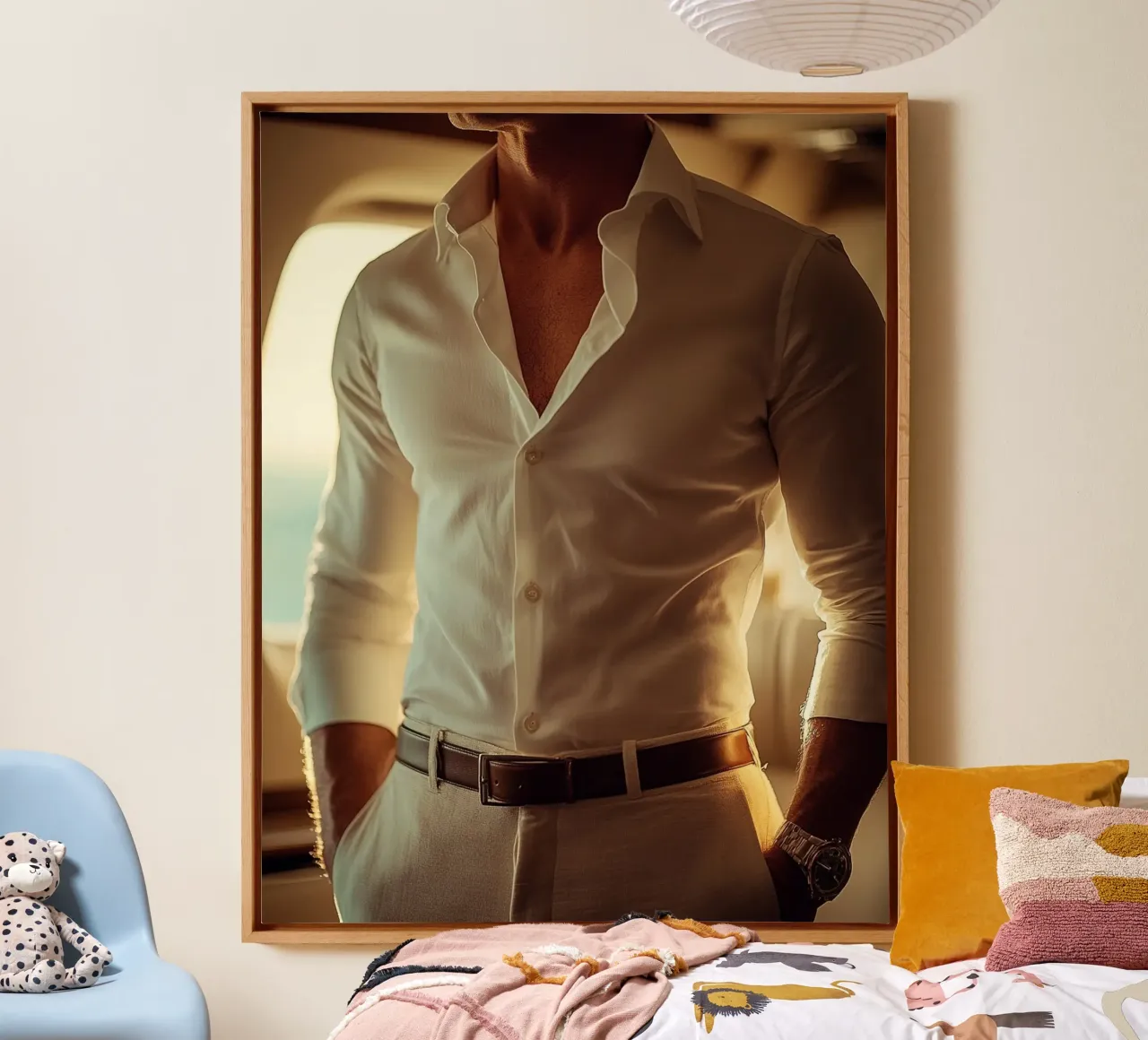 Autorità di velluto tela con Cornice a cassetta da PhotoVibe Decor