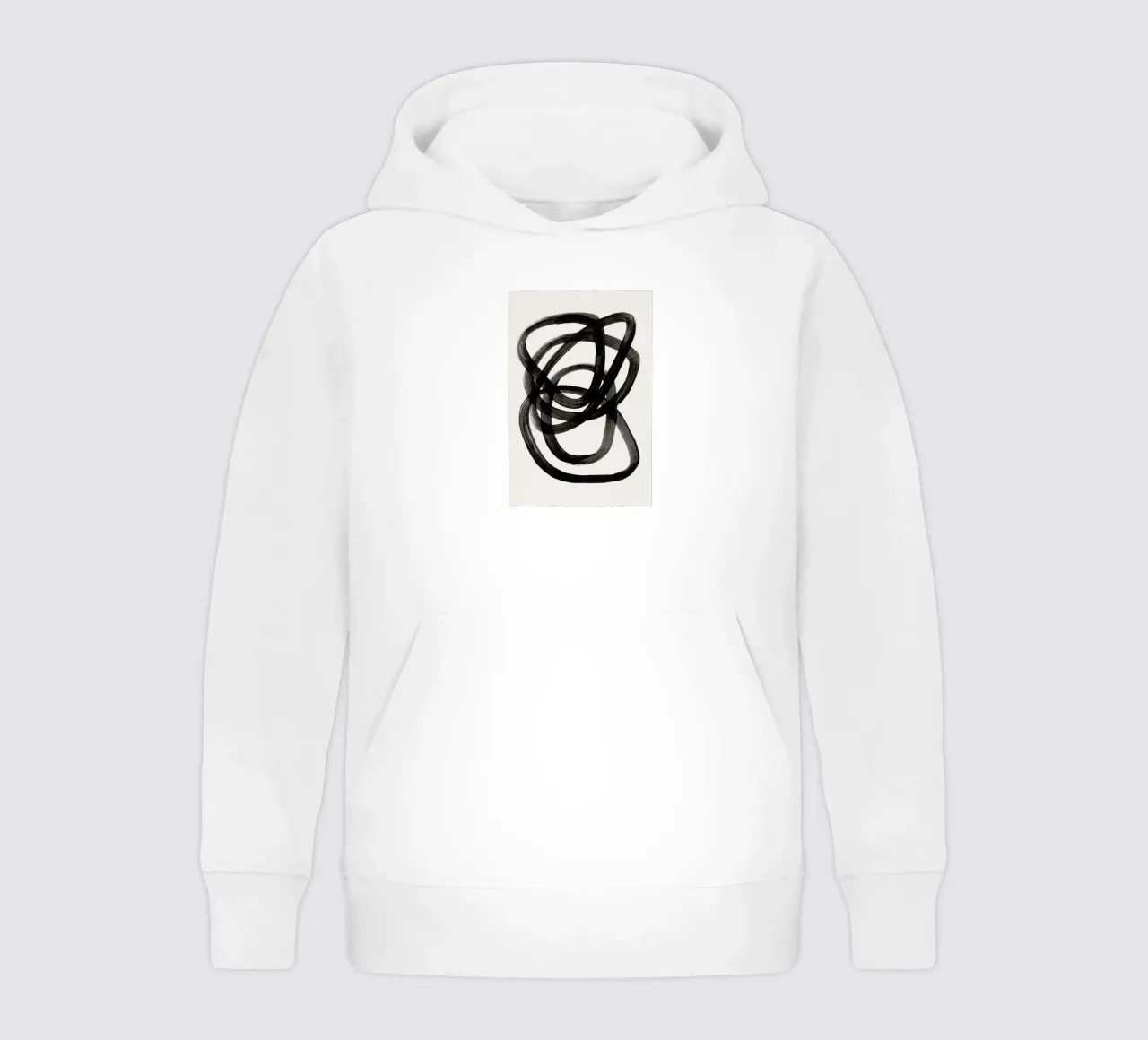 Ink Spiral kids hoodie by EnShape