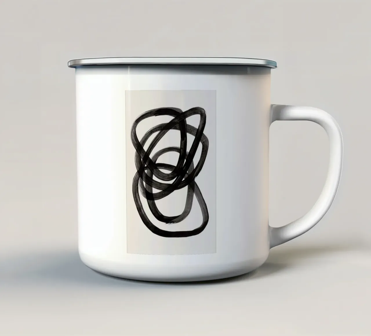 Ink Spiral tazza in smalto da EnShape