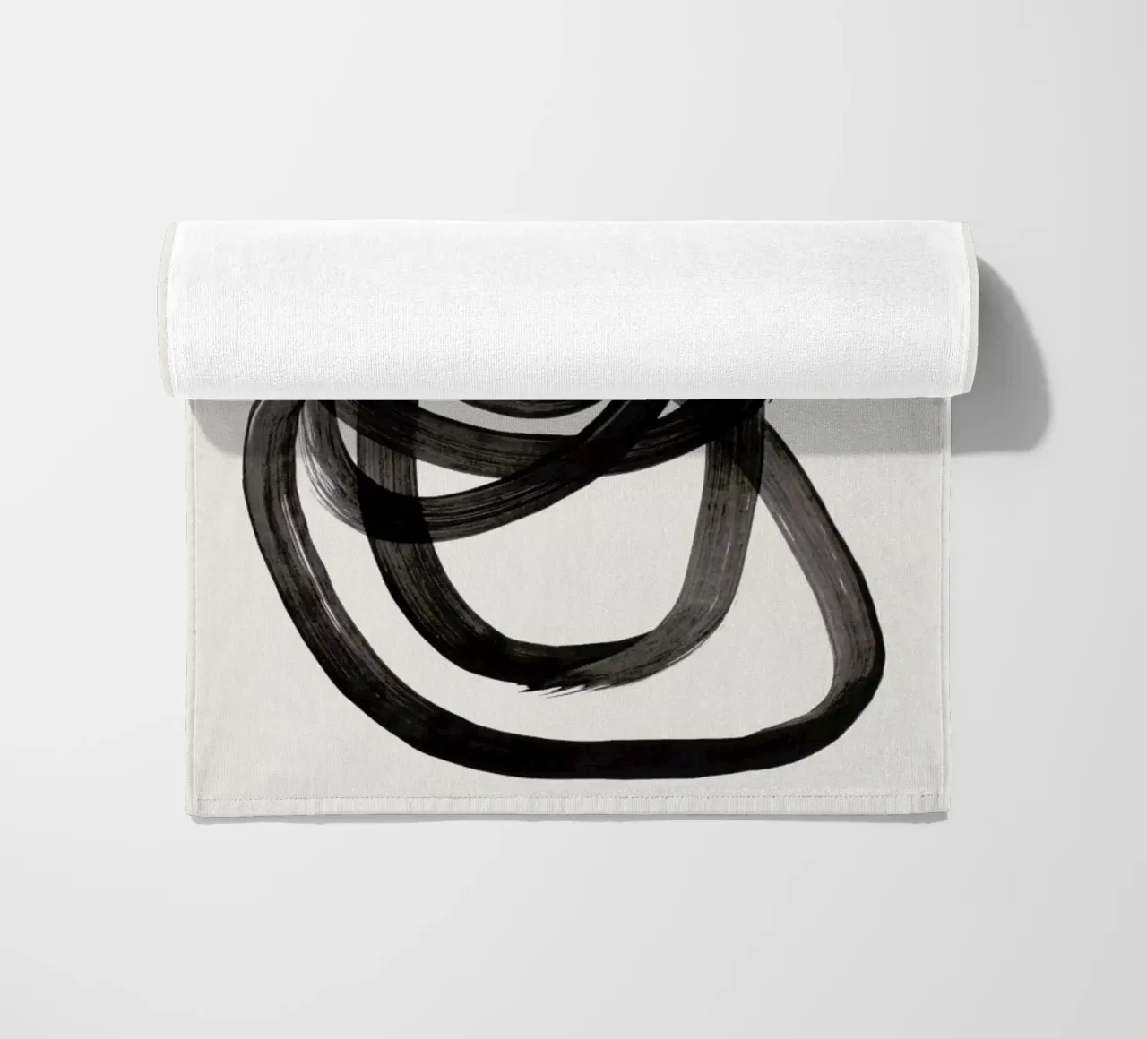 Ink Spiral beach towel by EnShape