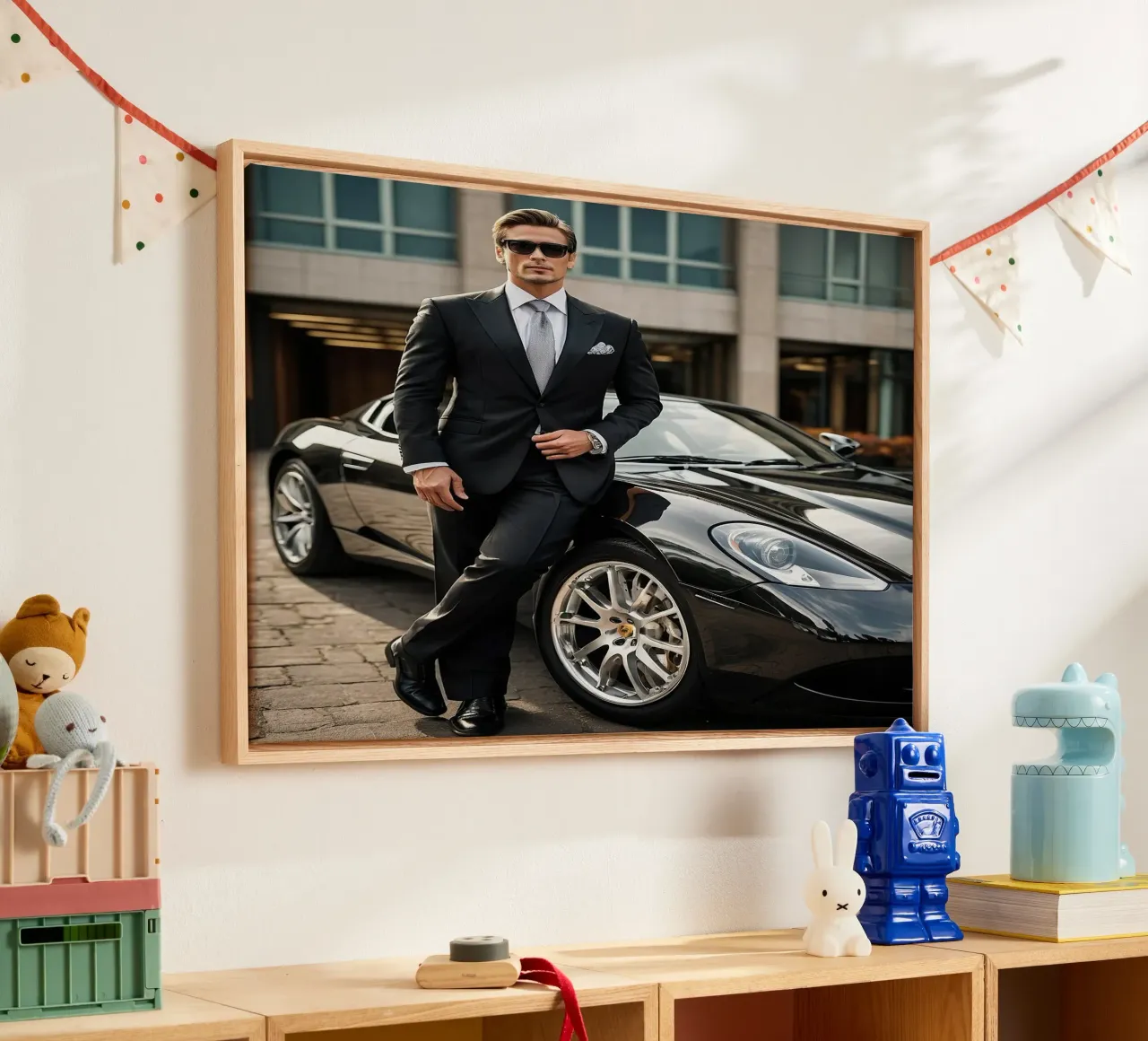 Autorità di velluto tela con Cornice a cassetta da PhotoVibe Decor