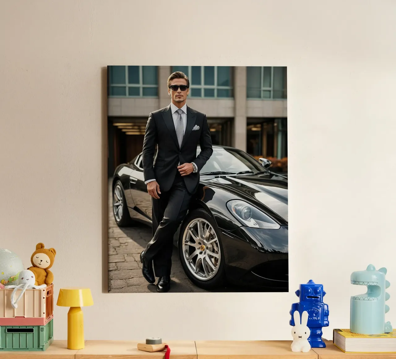 Autorità di velluto tela con Cornice a cassetta da PhotoVibe Decor