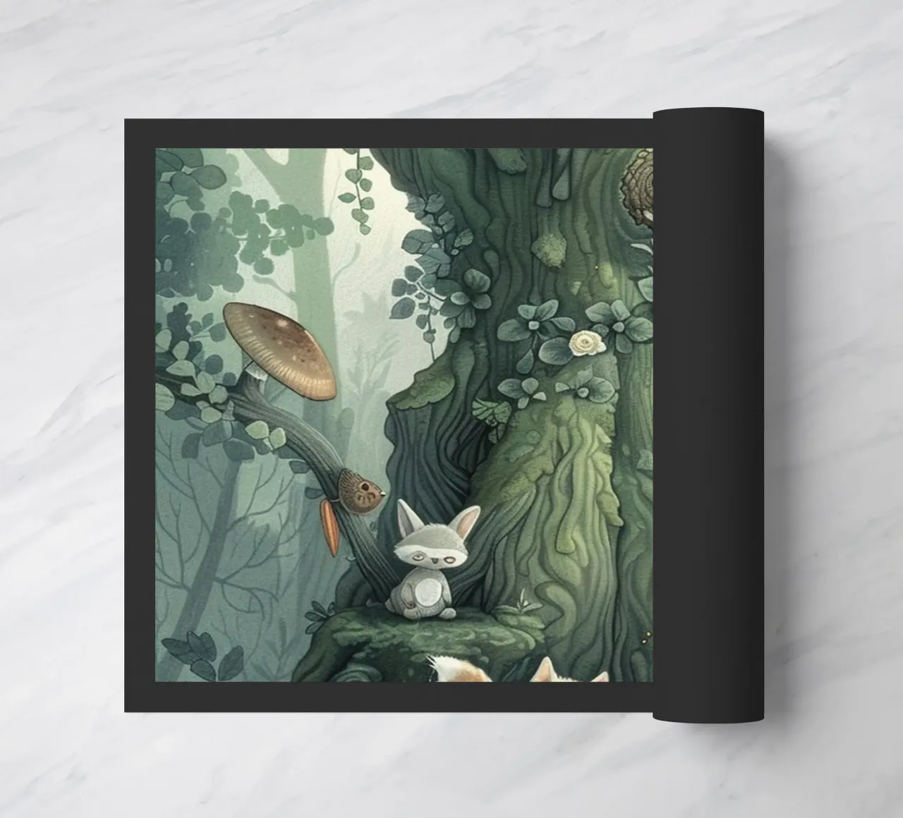 Forest Gathering doormat by wonderfolk
