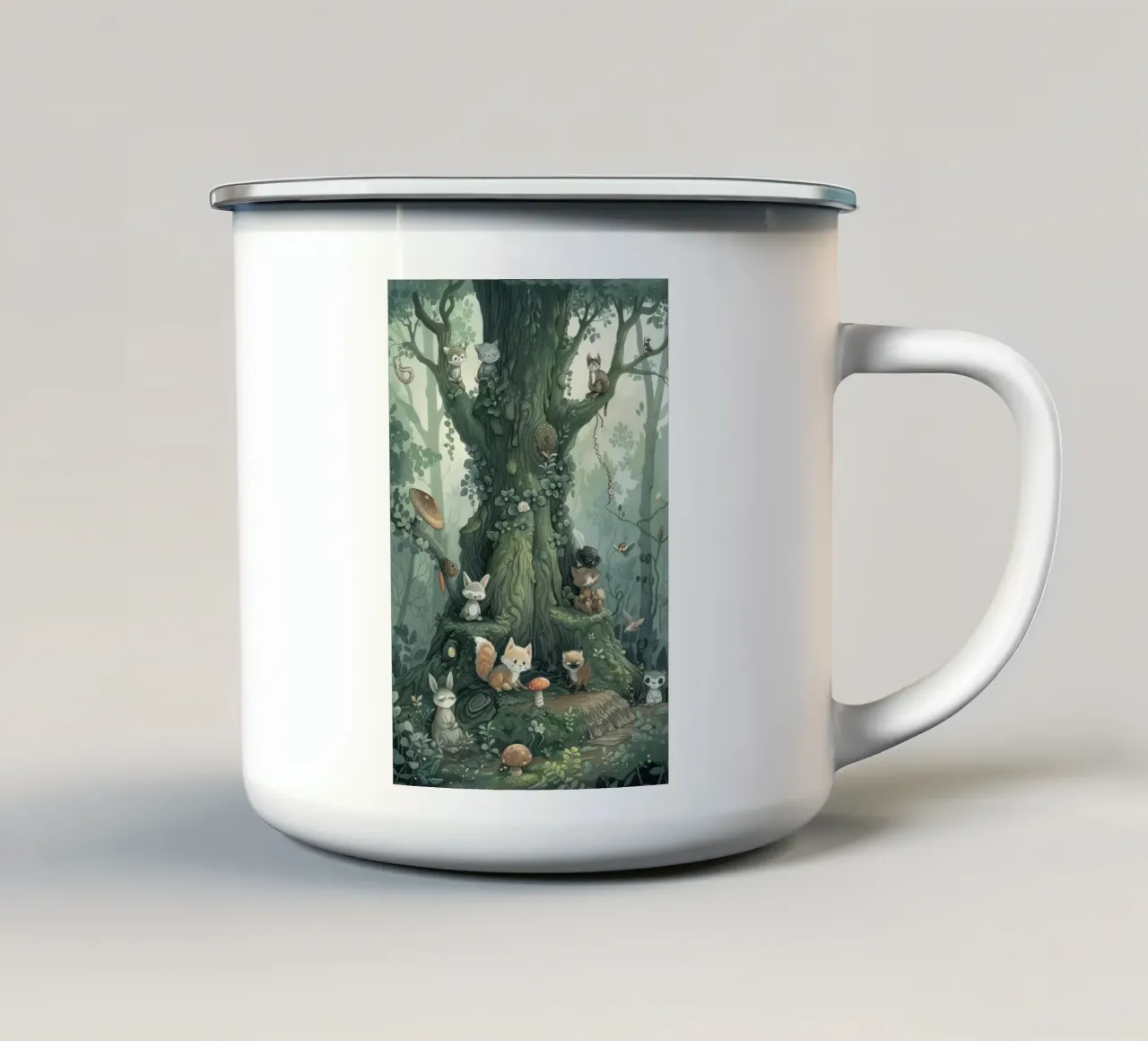 Forest Gathering tazza in smalto da wonderfolk