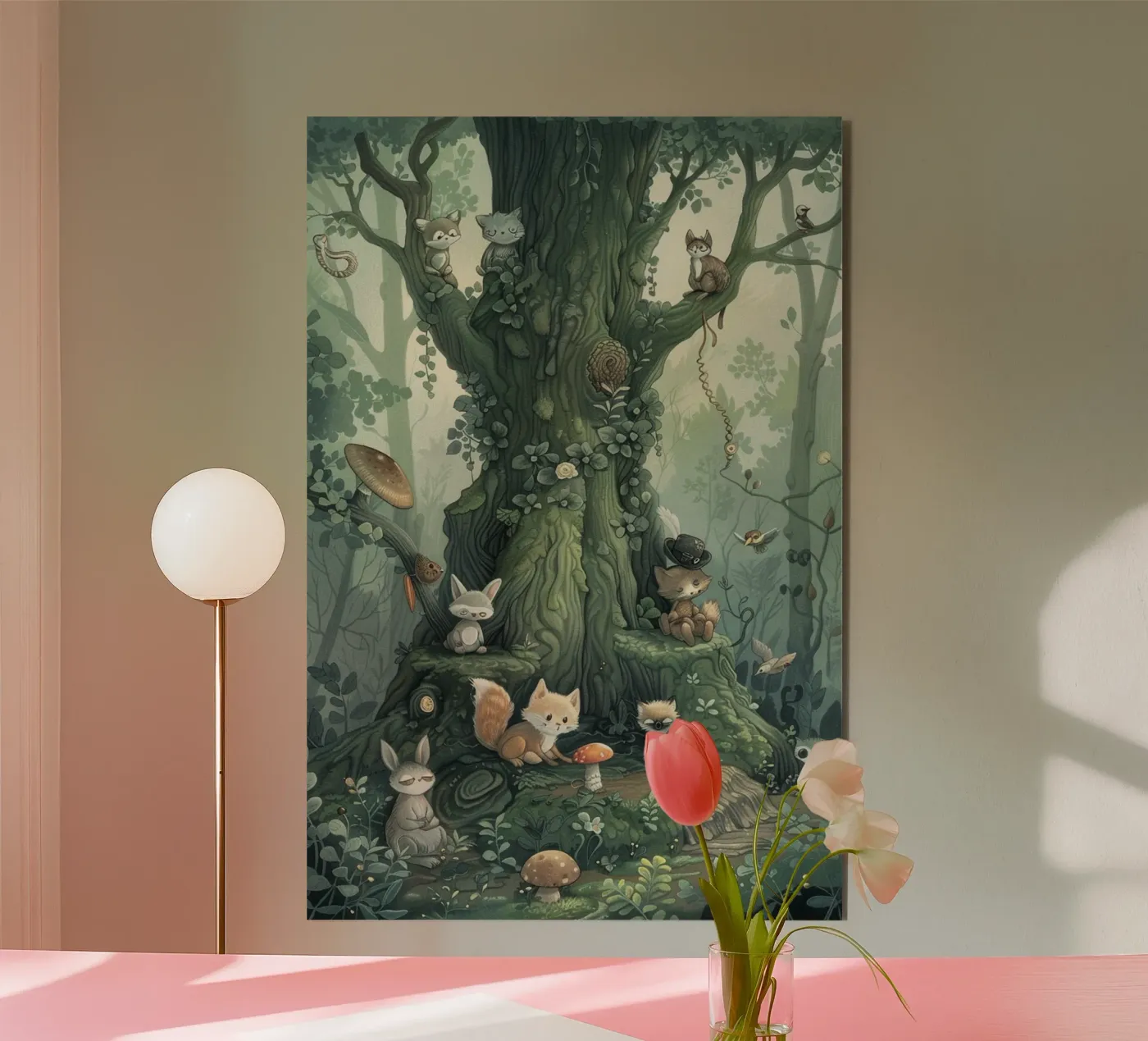 Forest Gathering alluminio dibond da wonderfolk