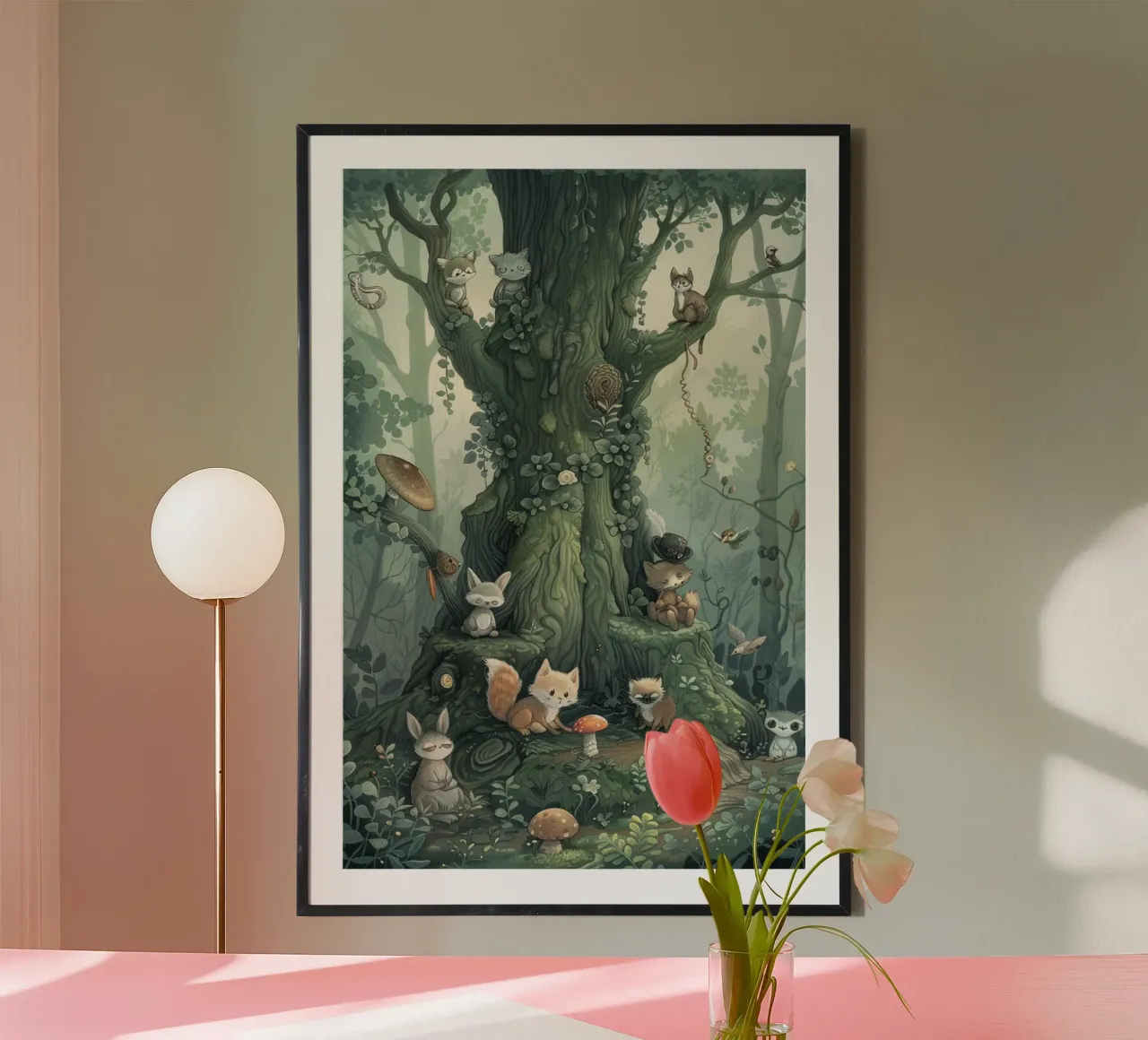 Forest Gathering poster van wonderfolk
