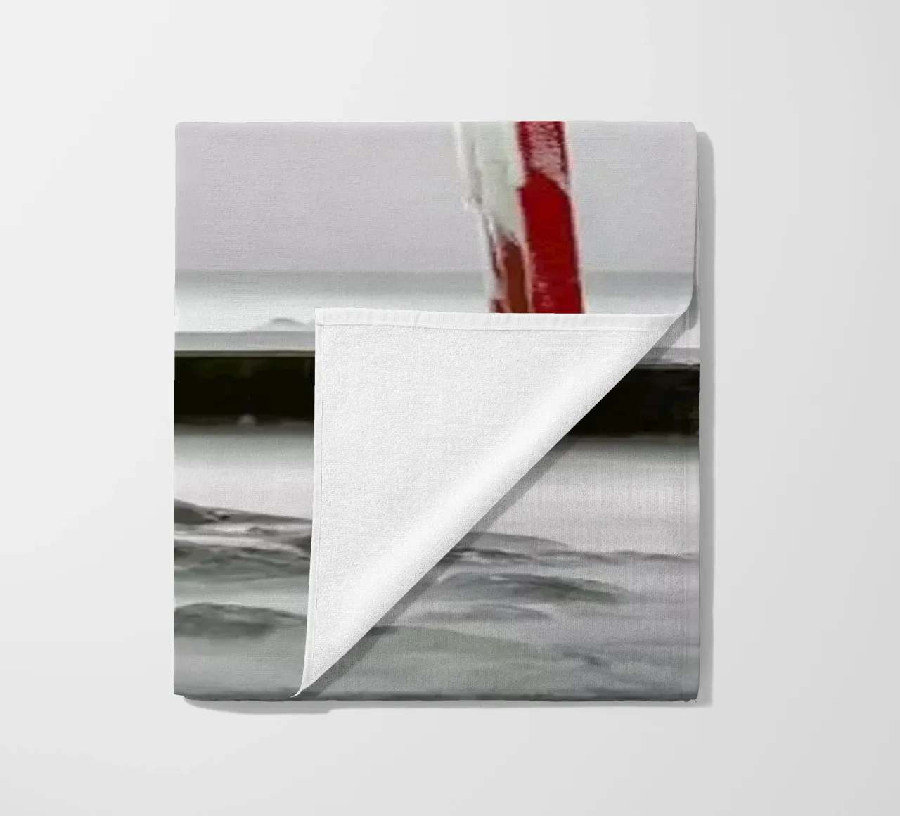 Japan Torii Study VI beach towel by Michael J. Reibert