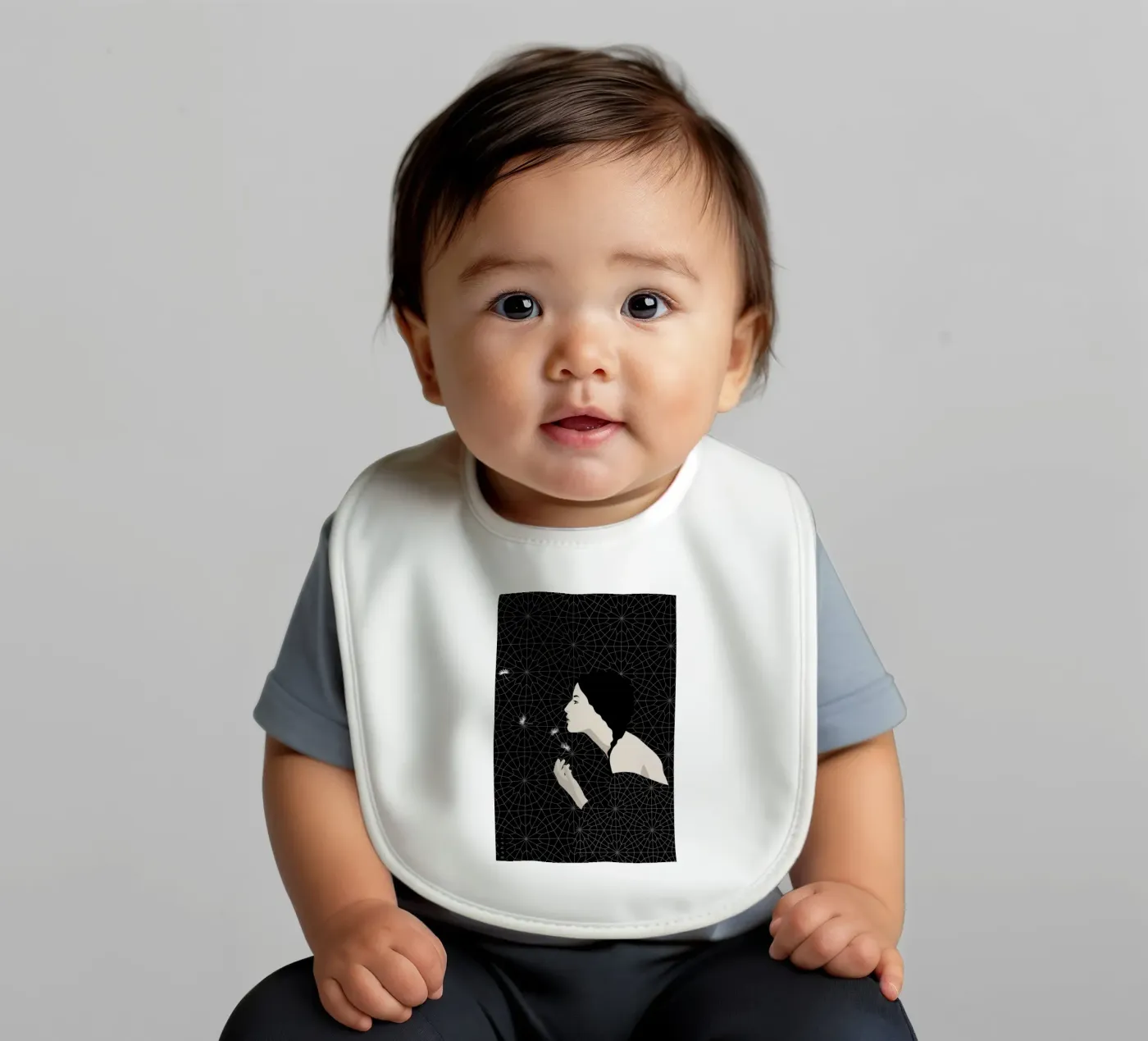 Dandelion Babylätzchen von Bahar Seyedin