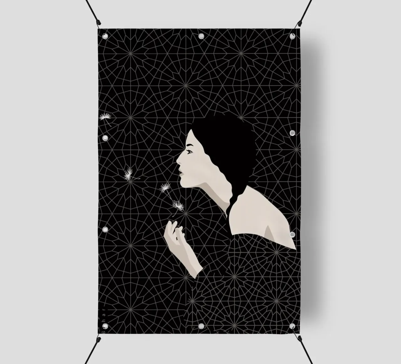 Dandelion pvc cover by Bahar Seyedin