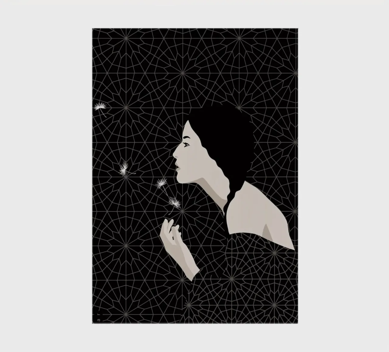 Dandelion notebook by Bahar Seyedin