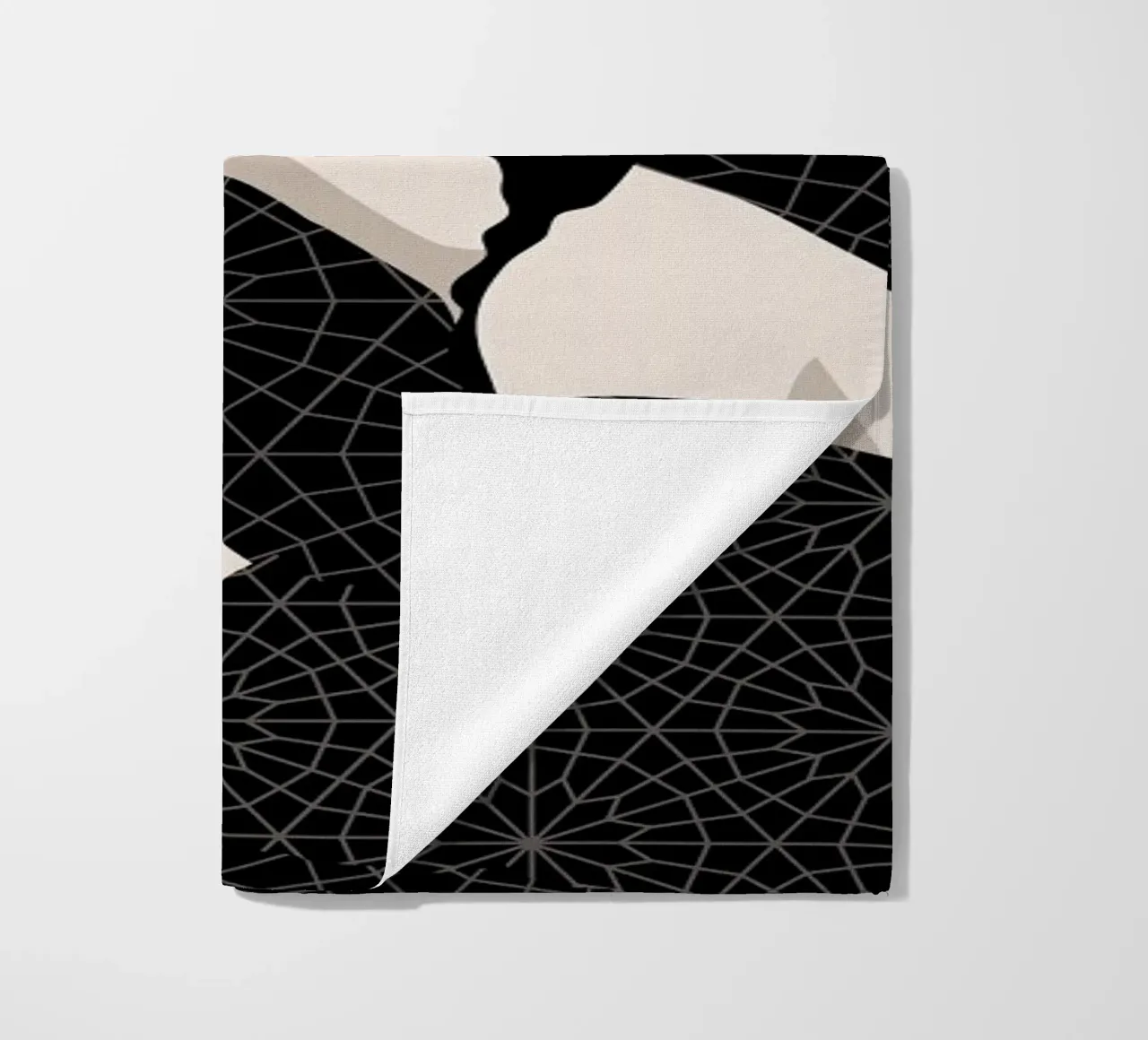 Dandelion beach towel by Bahar Seyedin