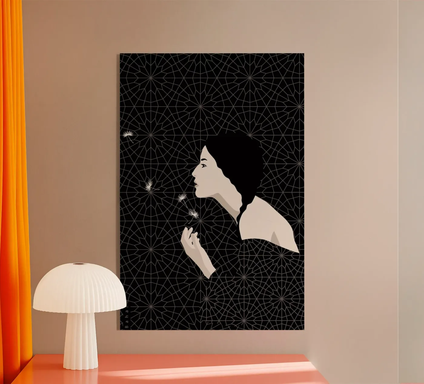 Dandelion plexiglas de Bahar Seyedin