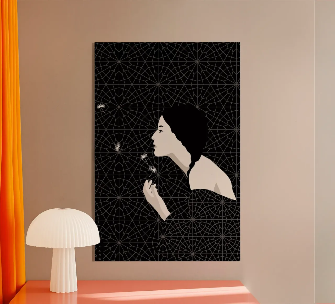 Dandelion plexiglass da Bahar Seyedin