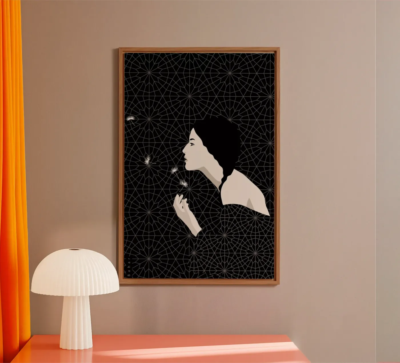 Dandelion alluminio dibond da Bahar Seyedin