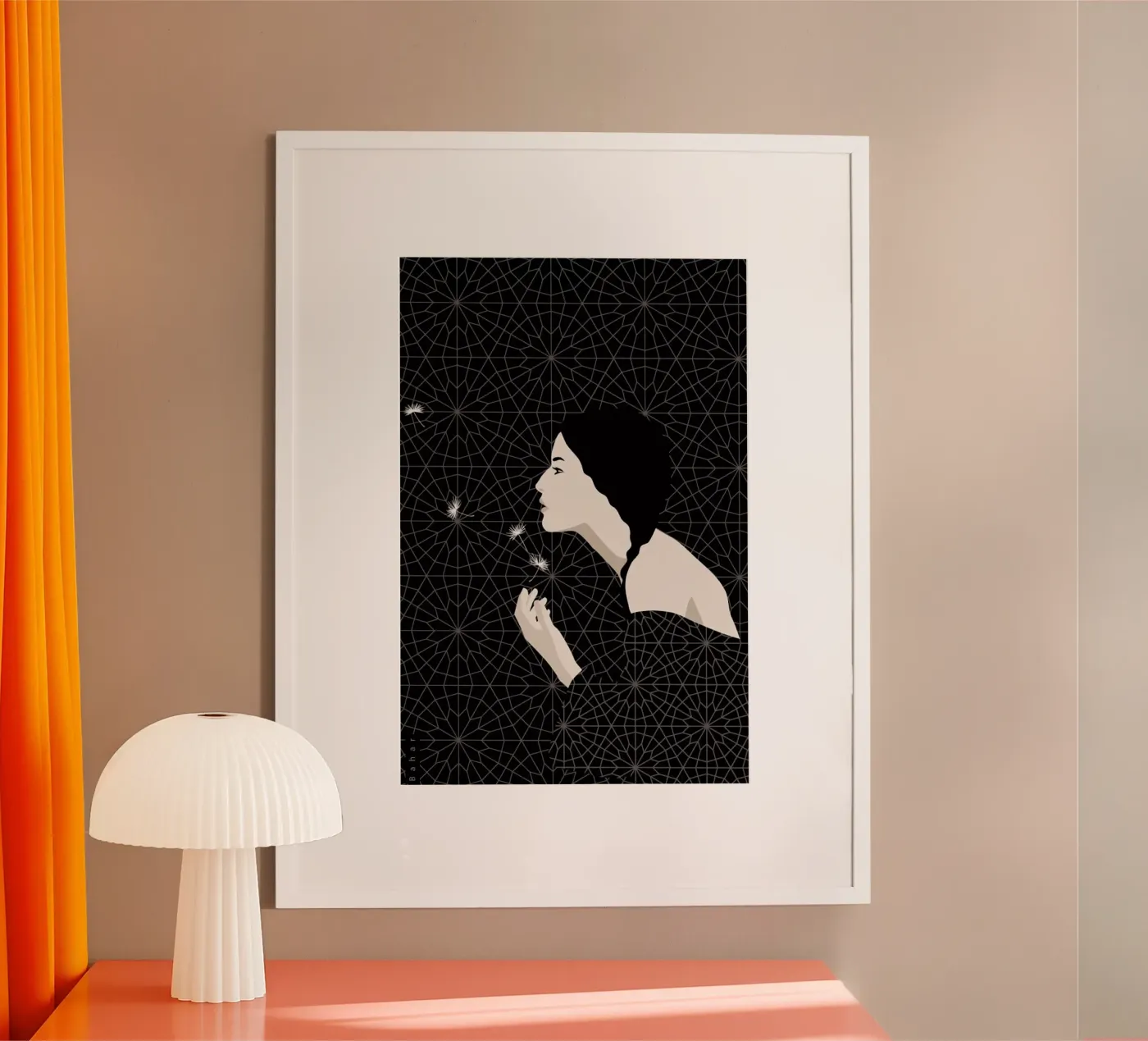 Dandelion Poster von Bahar Seyedin