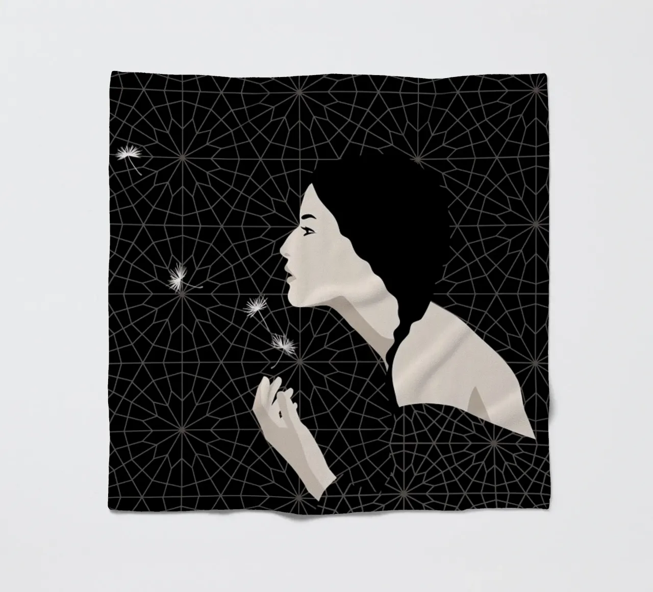 Dandelion Fleecedecke von Bahar Seyedin