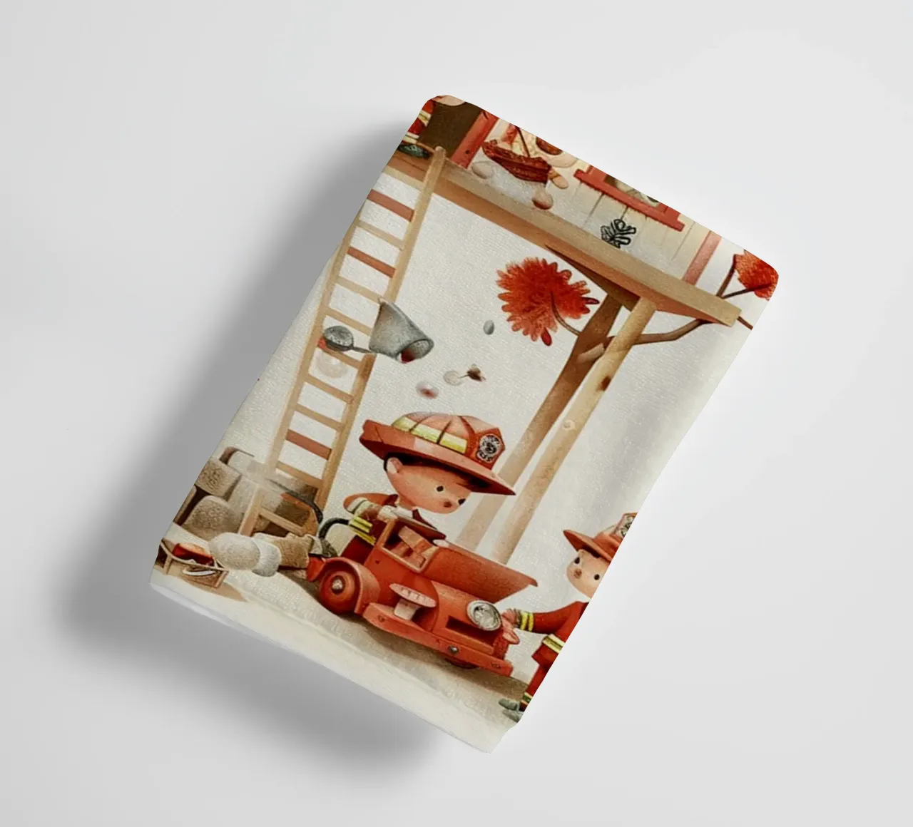 Firefighter Treehouse asciugamano da bagno da wonderfolk