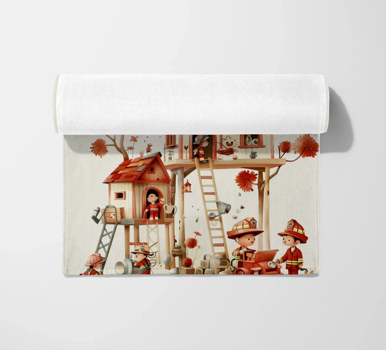 Firefighter Treehouse telo mare da wonderfolk