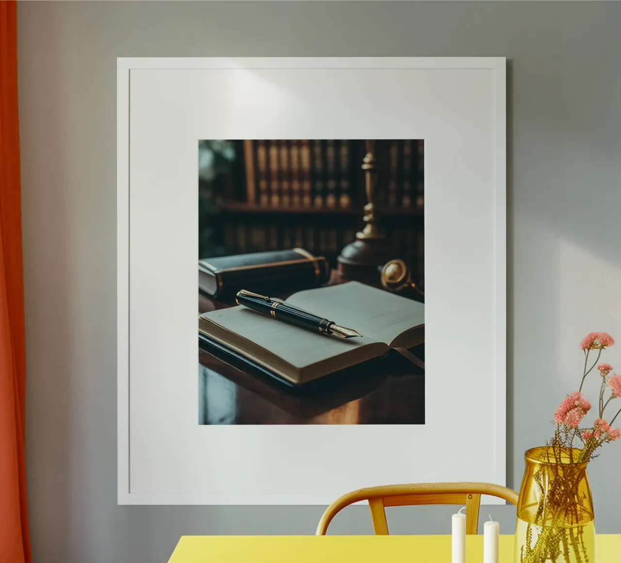 Autorità di velluto poster con telaio in plastica da PhotoVibe Decor