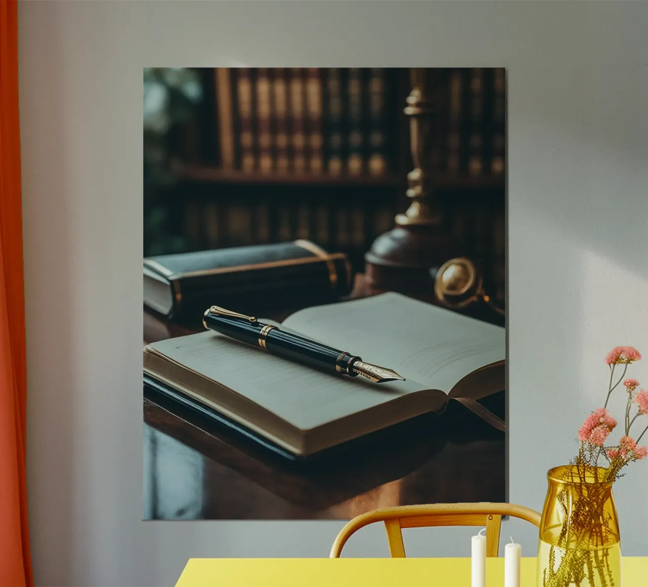 Autorità di velluto poster con telaio in plastica da PhotoVibe Decor