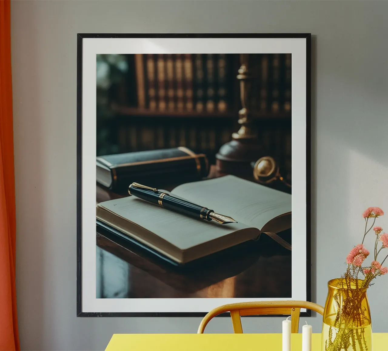 Autorità di velluto poster con telaio in plastica da PhotoVibe Decor