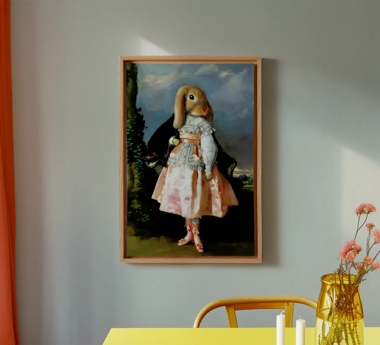 Hannah canvas met Baklijst van Tein Lucasson