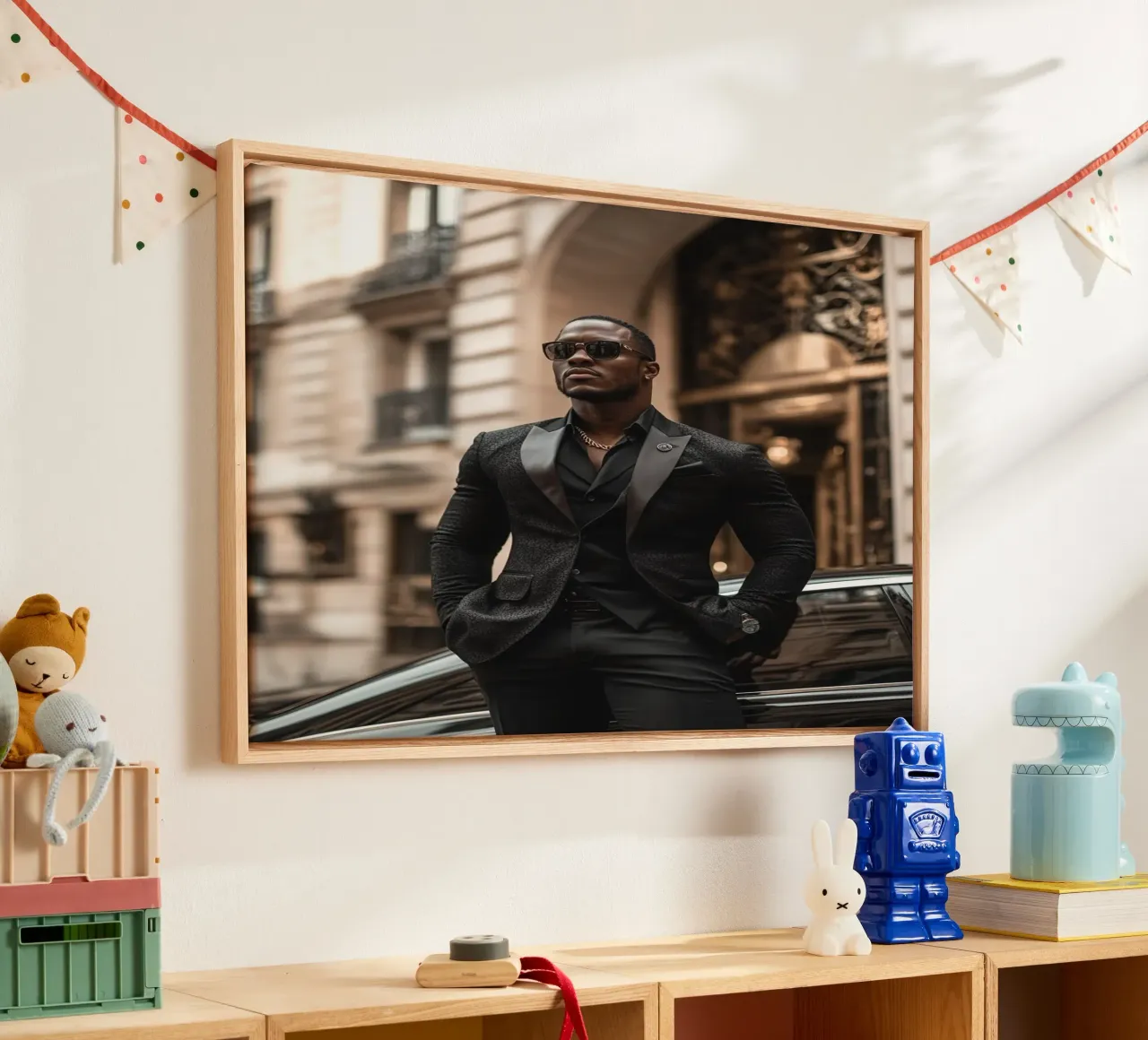 Autorità di velluto tela con Cornice a cassetta da PhotoVibe Decor