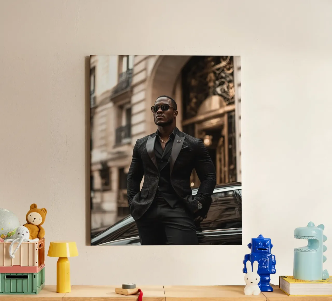 Autorità di velluto tela con Cornice a cassetta da PhotoVibe Decor