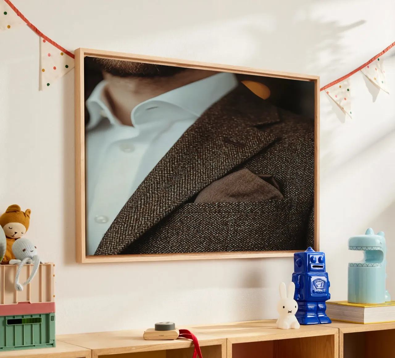 Autorità di velluto tela con Cornice a cassetta da PhotoVibe Decor