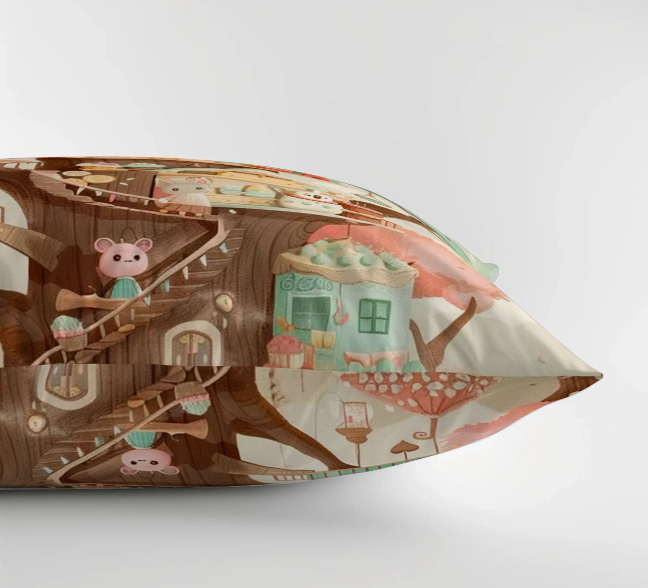 Whimsical Treehouse Bakery cuscino da wonderfolk