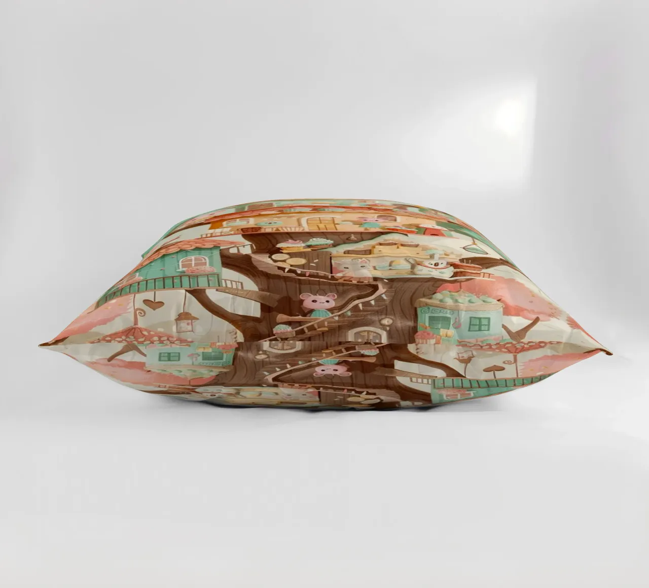 Whimsical Treehouse Bakery cuscino da wonderfolk